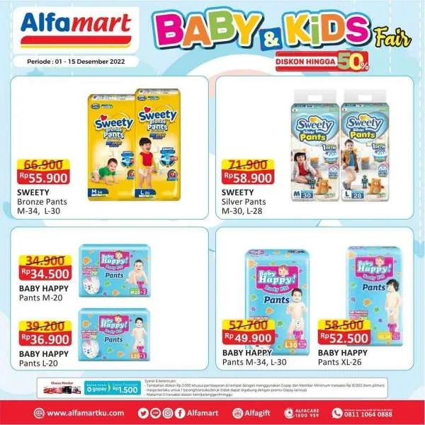 Promo Alfamart Baby & Kids Fair Periode 1-15 Desember 2022
