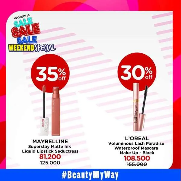 Promo Watsons Weekend Special Periode 10-14 Februari 2022