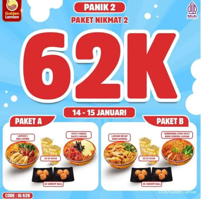 Promo Golden Lamian Januari 2025