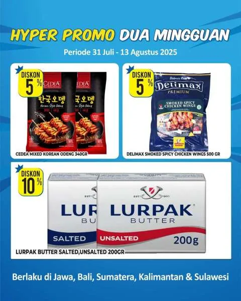 Promo Hypermart Dua Mingguan Periode 31 Juli-13 Agustus 2025