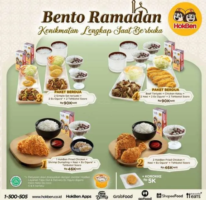 Promo Hokben Bento Ramadan