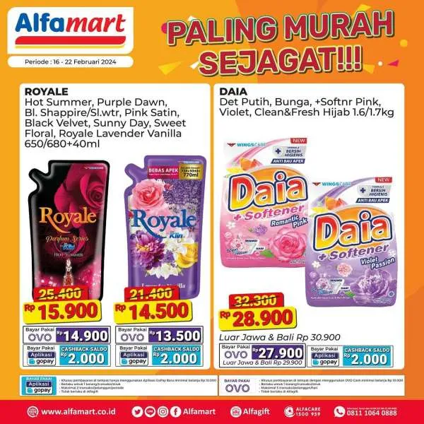 Promo Alfamart Paling Murah Sejagat Periode 16-22 Februari 2024