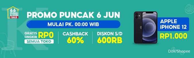 Shopee Hadirkan Rangkaian Promo Terbaik dalam Hari Puncak Kampanye Belanja 6.6 Rumah & Hobi Sale
