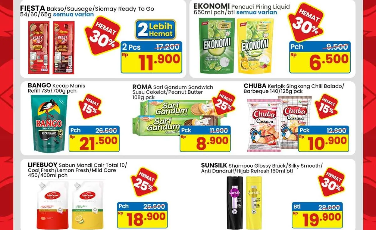 Promo JSM Indomaret 29-31 Agustus 2025, Sunsilk-Ekonomi Cuci Piring Diskon 30%