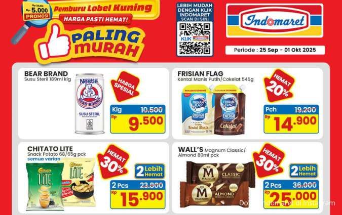 Promo Indomaret Terbaru September 2025, Es Krim Magnum & Chitato Beli 2 Lebih Hemat
