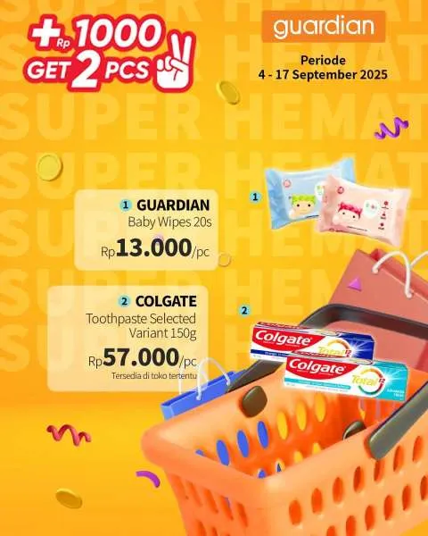 Promo Guardian Super Hemat Periode 4-17 September 2025
