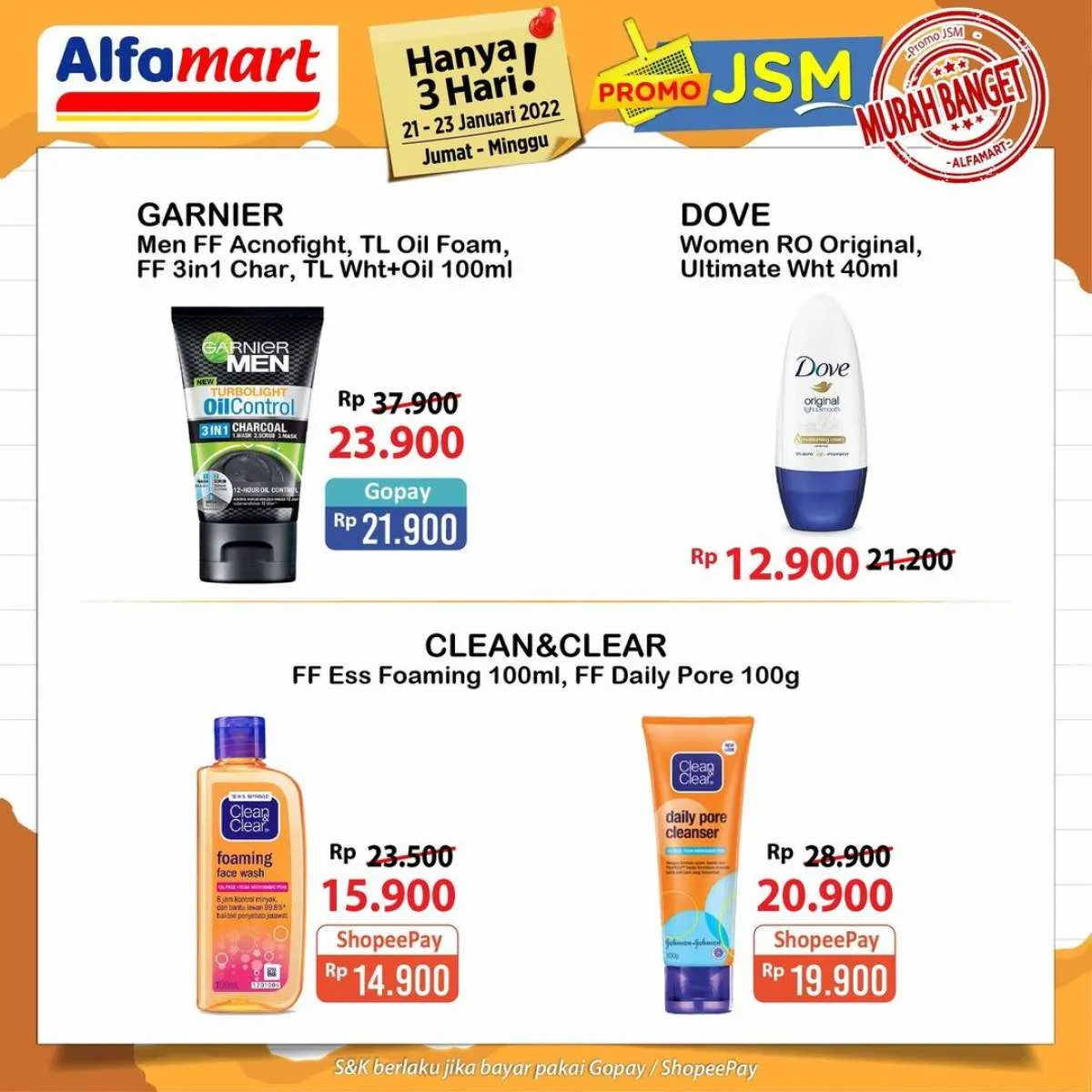 Katalog Promo JSM Alfamart Hanya 3 Hari Periode 21-23 Januari 2022