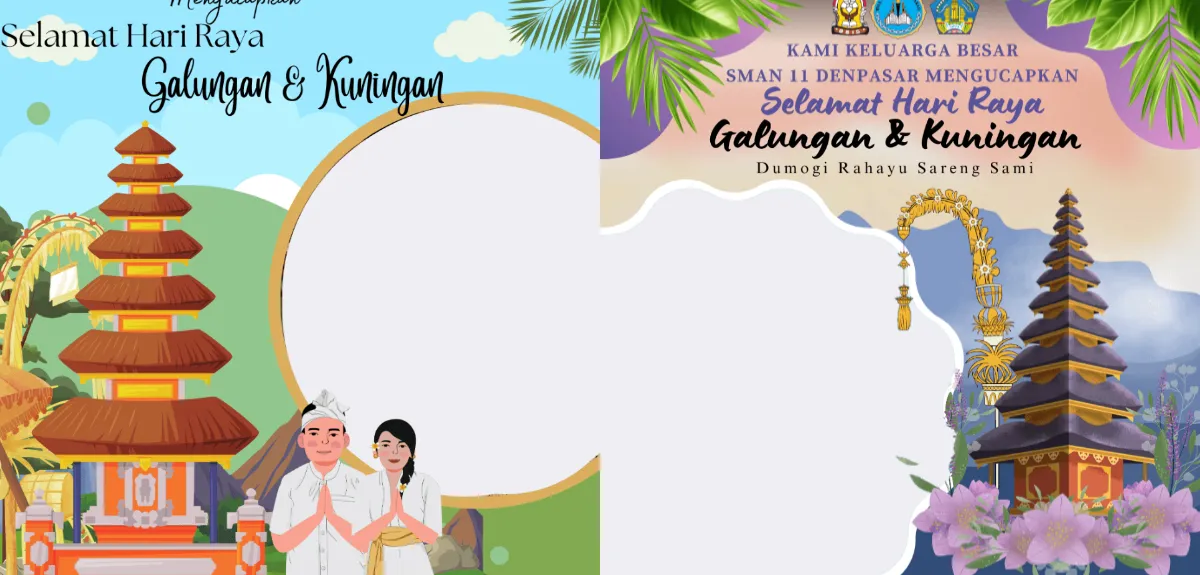 35 Twibbon Hari Raya Galungan dan Kuningan 2023, Download dan Simpan Bingkai Fotonya