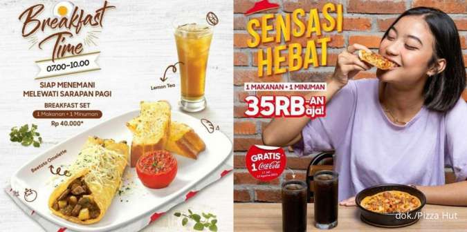 Promo Pizza Hut Terbaru 2023, Paket Breakfast hingga Sensasi Hebat Rp 35.000