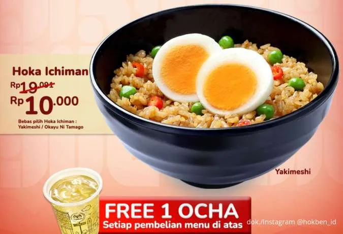 Promo HokBen Hematnya Kebangetan November 2025, Makan Enak Mulai Rp 10.000 Saja