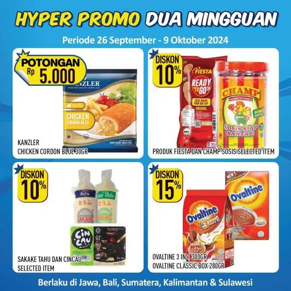 Promo Hypermart Dua Mingguan Periode 26 September-9 Oktober 2024