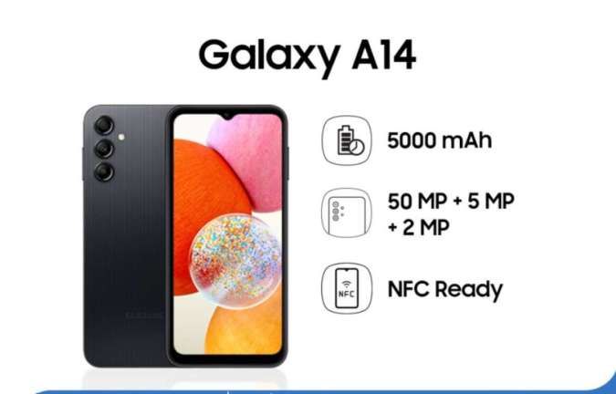 Daftar Harga HP Samsung Galaxy A14 dan Spesifikasi Lengkapnya