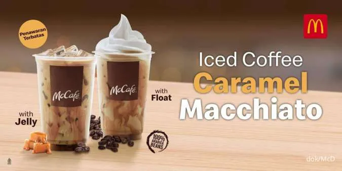 Promo McD Terbaru 2023 Iced Coffee Caramel Macchiato