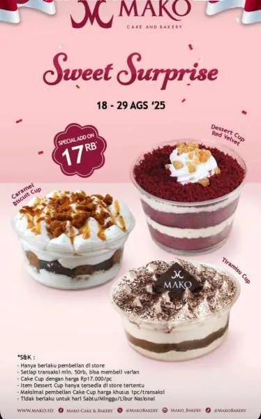 Promo Mako Bakery Sweet Surprise
