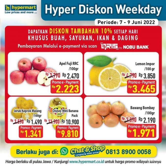 Promo Hypermart Terbaru Berlaku 7-9 Juni 2022