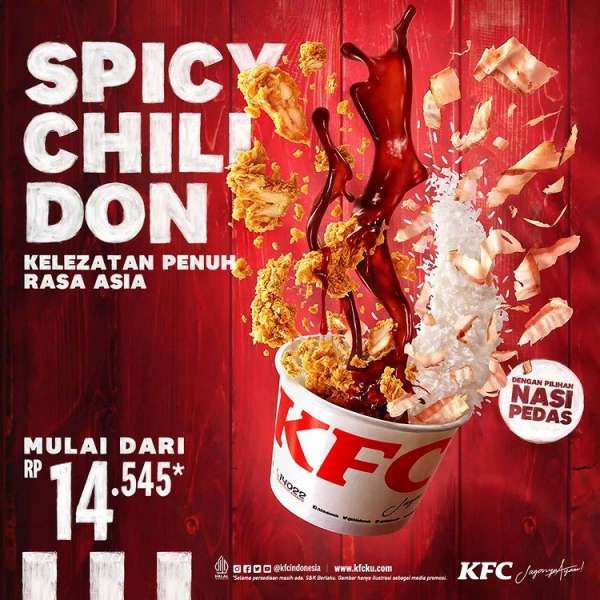 Promo KFC Spicy Chili Don di Bulan September Tahun 2022