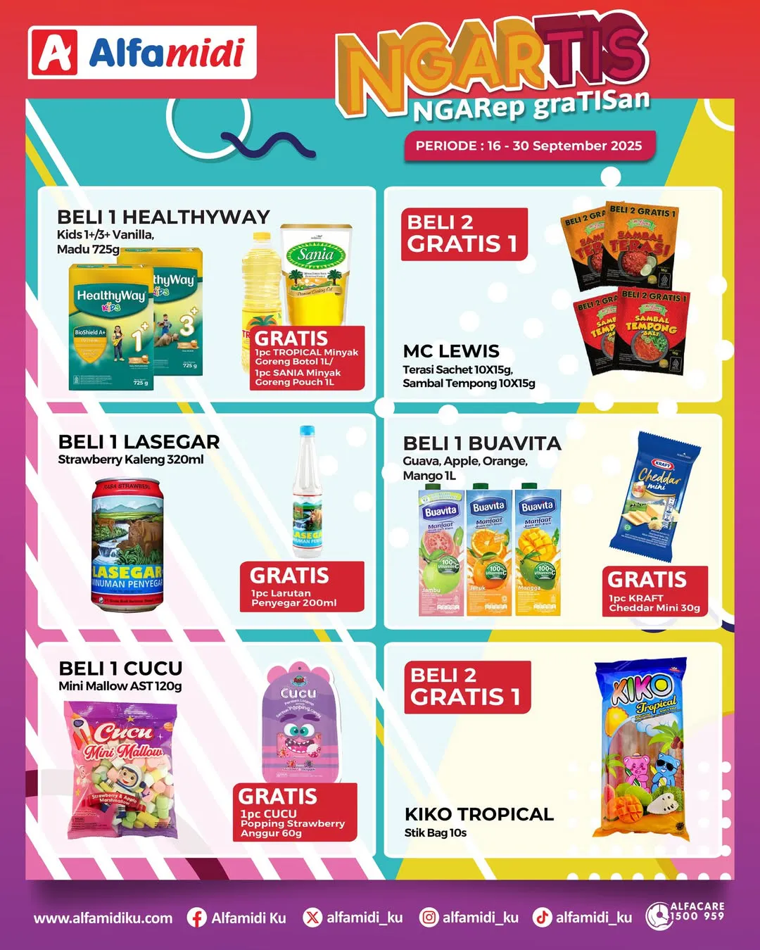 Promo Alfamidi Ngartis (Ngarep Gratisan) Periode 16-30 September 2025