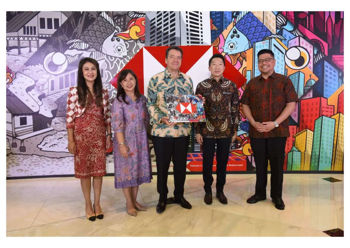 HSBC Indonesia Hadirkan Perjalanan Sejarah 140 Tahun di Indonesia dalam Seni Mural