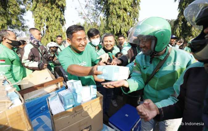 Grab Indonesia Bagikan 125 ribu Masker untuk Mitra Pengemudi&Penumpang di Jabodetabek