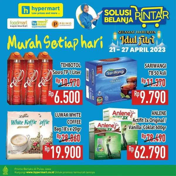 Promo Hypermart Spesial Idul Fitri Periode 21-27 April 2023