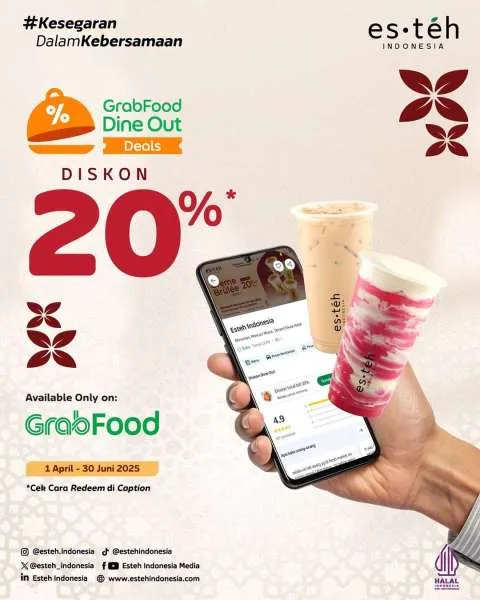 Promo Esteh Indonesia Diskon 20%