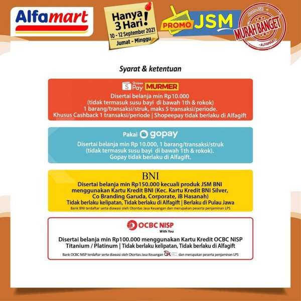 Katalog Promo JSM Alfamart Sabtu 11 September 2021 
