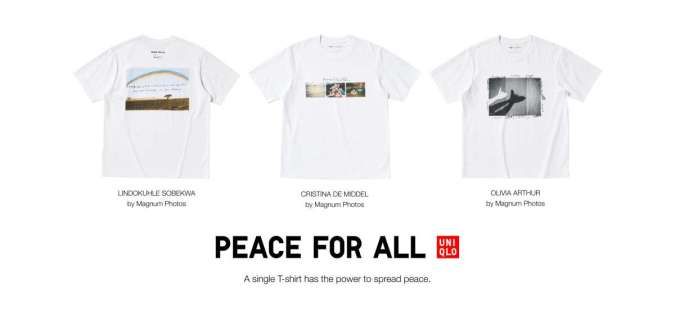 UNIQLO PEACE FOR ALL Hadirkan Tiga Desain Terbaru, Dukung Perdamaian Dunia