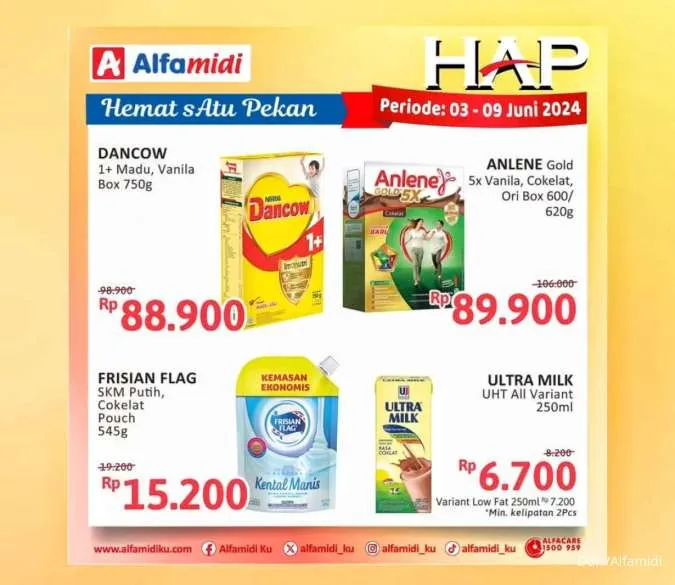Promo Alfamidi Hemat Satu Pekan Periode 3-9 Juni 2024