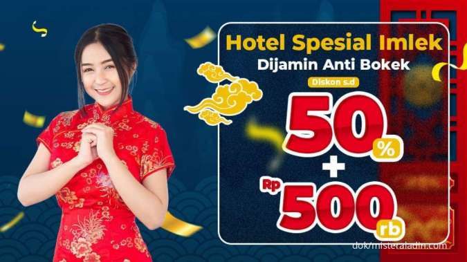 Promo Mister Aladin Spesial Imlek, Ada Diskon Hotel hingga 50% + Rp 500.000