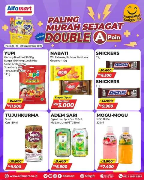 Promo Alfamart Paling Murah Sejagat Periode 16-23 September 2025