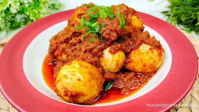 Resep Praktis Telur Bumbu Bali Tanpa Santan, Pedasnya Hangatkan Tenggorokan