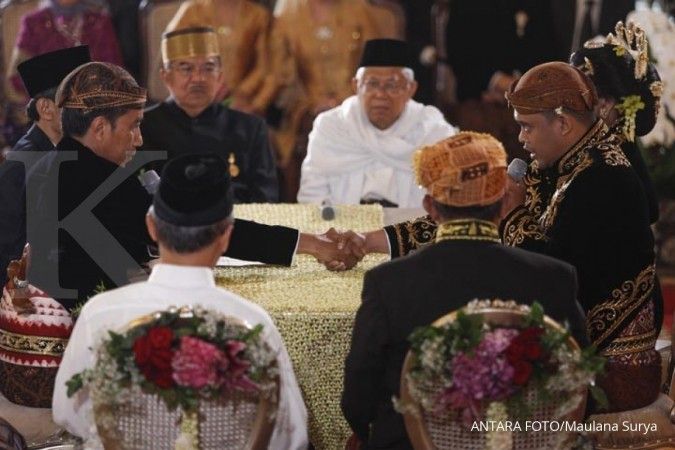 Jokowi’s daughter weds Bobby Nasution 