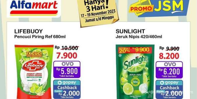 Promo JSM Alfamart Terbaru 17-19 November 2023, Minyak Goreng Mulai Rp 32.000-an