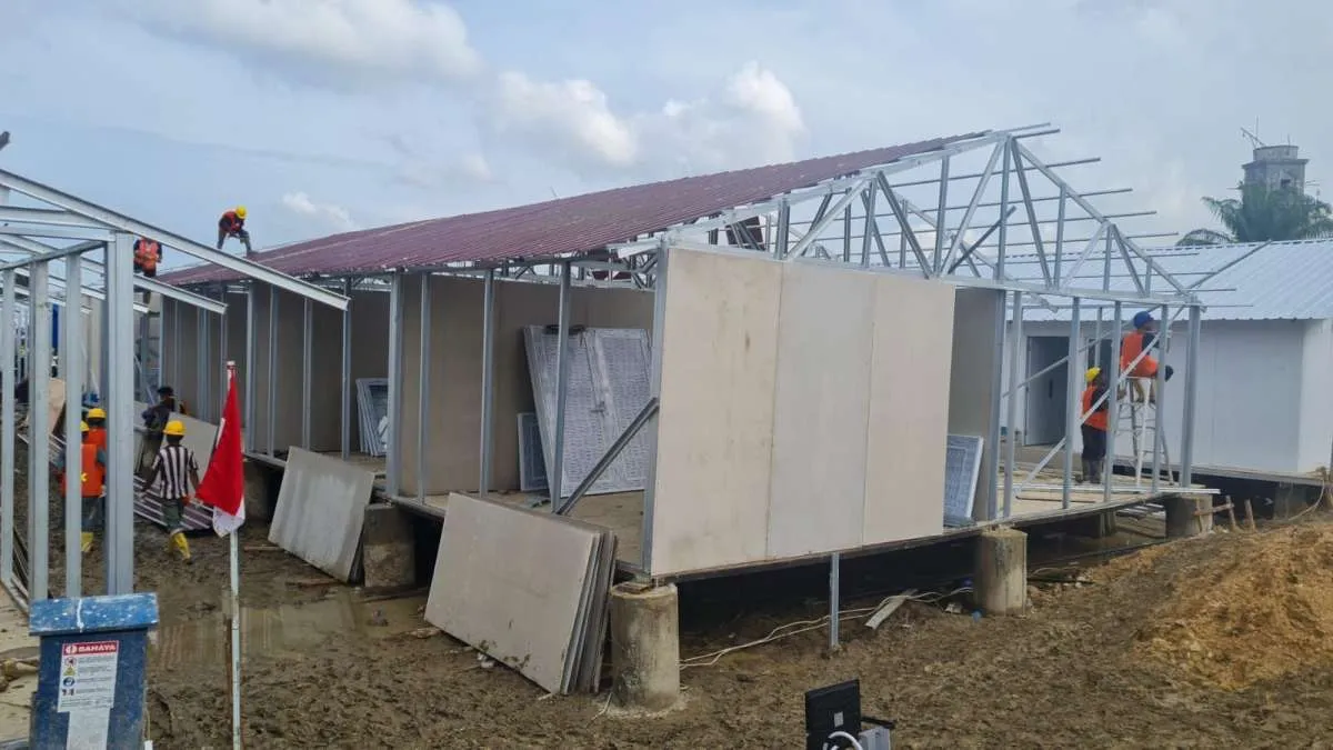 WIKA-WEGE Percepat Pembangunan 80 Huntara bagi Warga Terdampak Bencana Aceh Tamiang