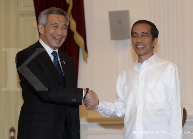 Sebelum pulang, Jokowi diajak sarapan PM Singapura
