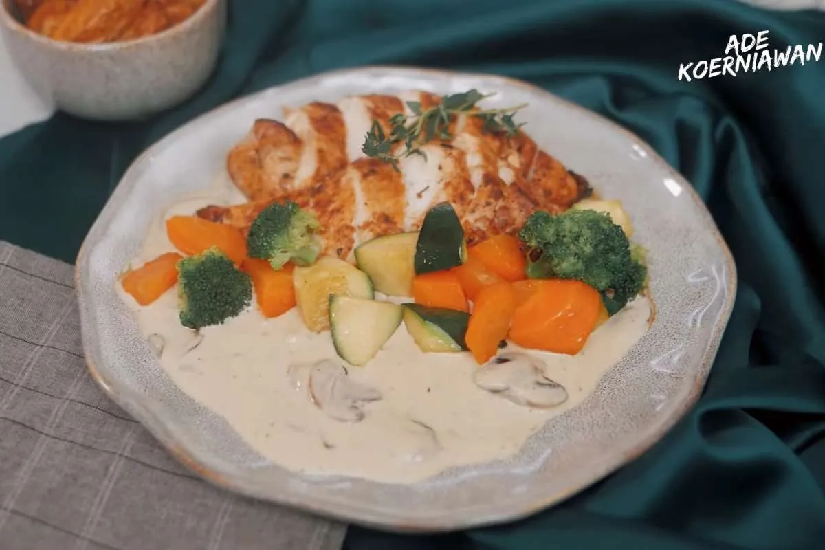 Resep Inspirasi Chicken Steak Mushroom, Harumnya dari Butter dan Thyme