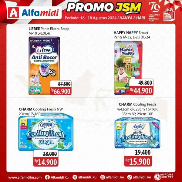 Promo JSM Alfamidi Spesial Kemerdekaan Periode 16-18 Agustus 2024