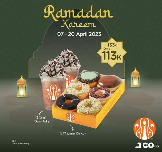 Promo J.CO Ramadan Kareem edisi 7-20 April 2023 