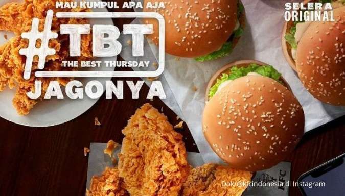 Promo KFC The Best Thursday di Akhir Juli 2022, Paket Ayam & Burger Harga Spesial