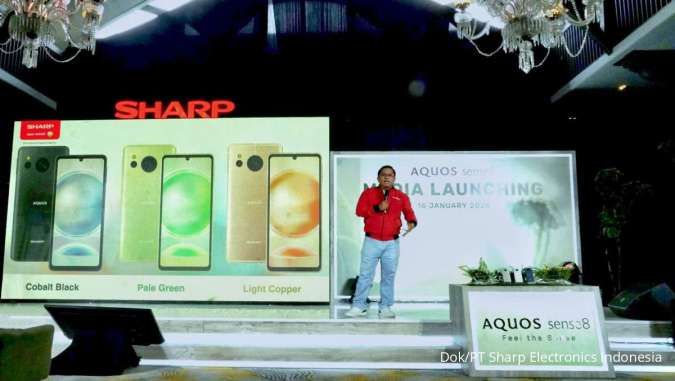  Sharp Luncurkan Smartphone Teringan AQUOS Sense8 ke Pasar Ponsel Indonesia