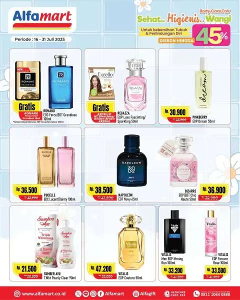 Promo Alfamart Body Care Fair Periode 16-31 Juli 2025