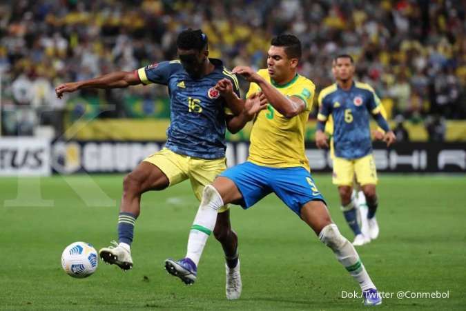 Kualifikasi Piala Dunia 2022 Brasil vs Kolombia: Selecao libas Los Cafeteros 1-0