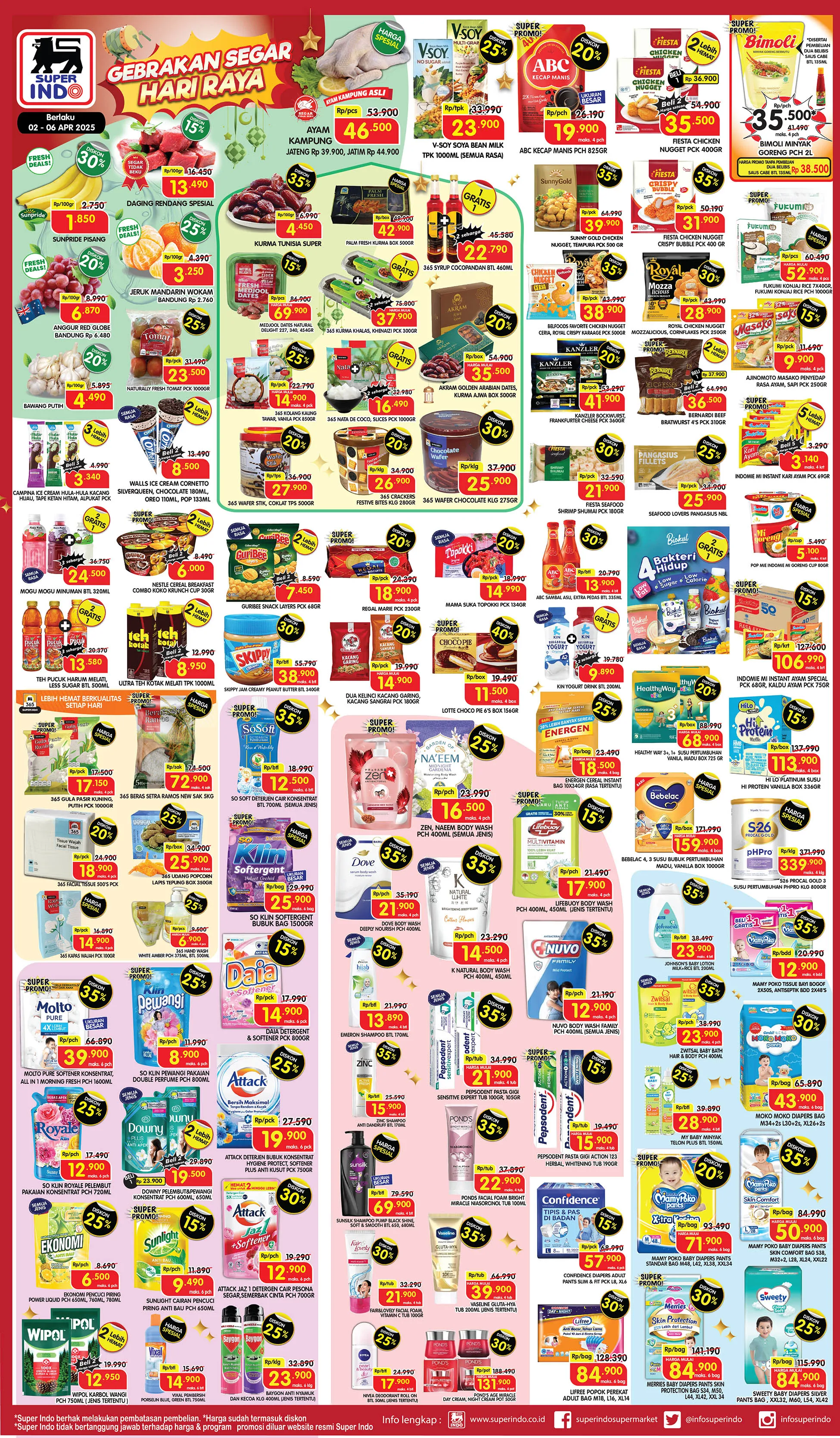 Promo Superindo Weekday Periode 2-6 April 2025