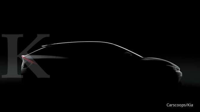 Mobil listrik Kia EV6 terungkap dalam sebuah teaser