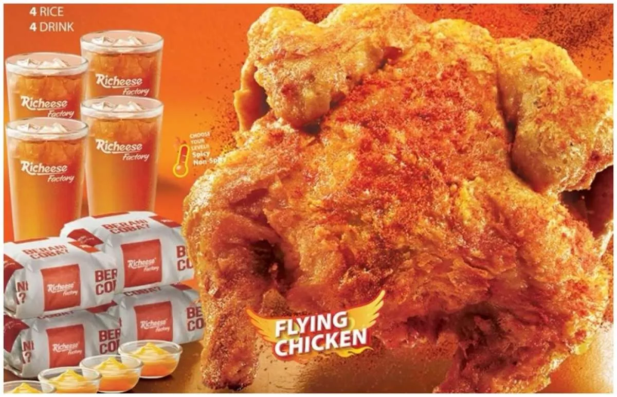 Promo Richeese Factory Makan Berempat Lebih Hemat, Paket Komplit Bikin Puas