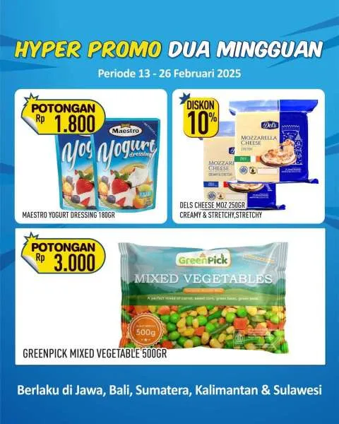 Promo Hypermart Dua Mingguan Periode 13-26 Februari 2025