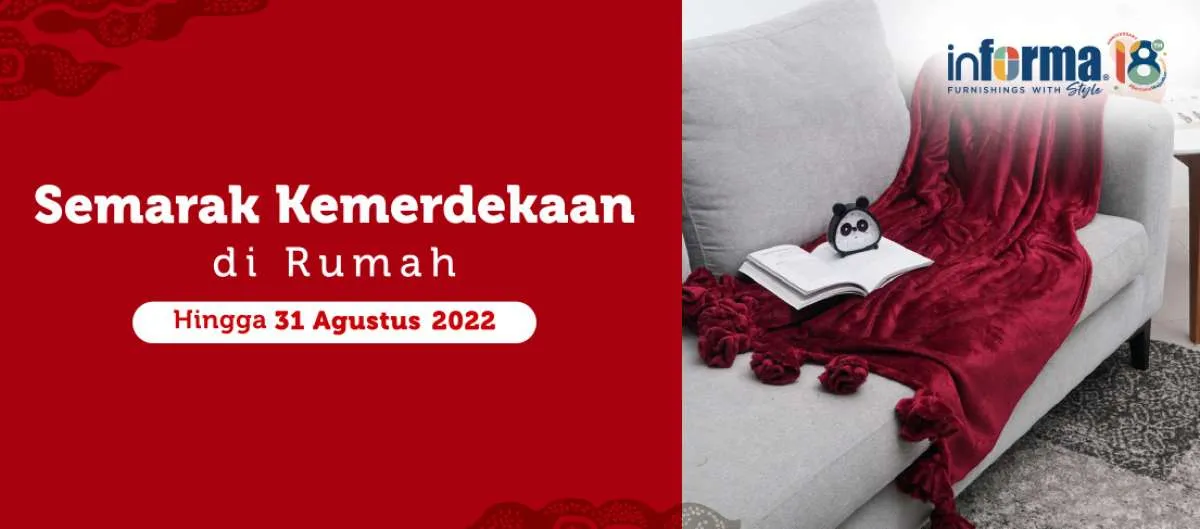 Promo Informa Semarak Kemerdekaan, Aneka Furnitur Merah Putih Dapat Diskon!
