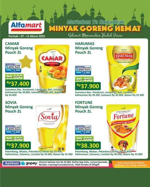 Promo Minyak Goreng Hemat di Alfamart 7-11 Maret 2025