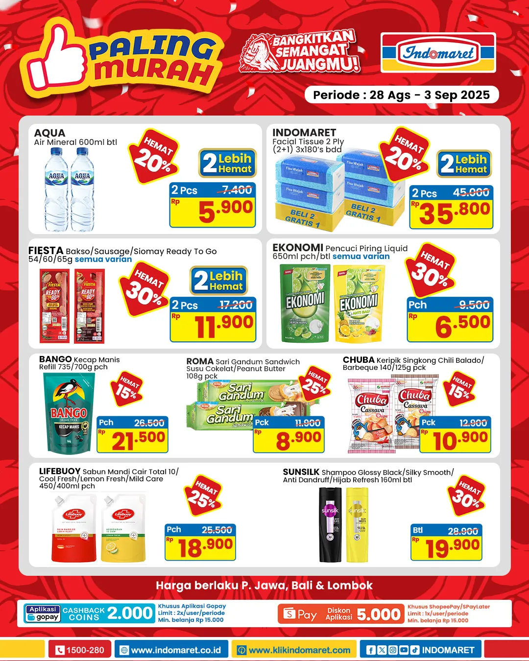 Promo JSM Indomaret Periode 29-31 Agustus 2025