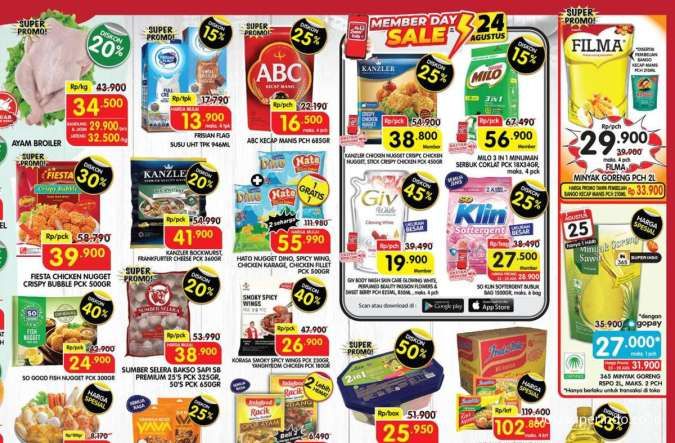 Promo Superindo Hari Ini 23-25 Agustus 2024, Nikmati Diskon s/d 50% & Beli 1 Gratis 1